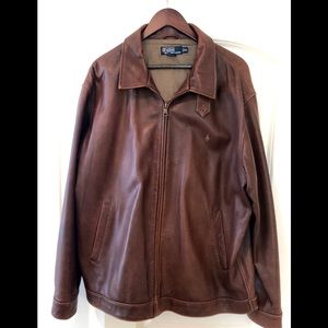 Ralph Lauren Men’s Leather Jacket XL